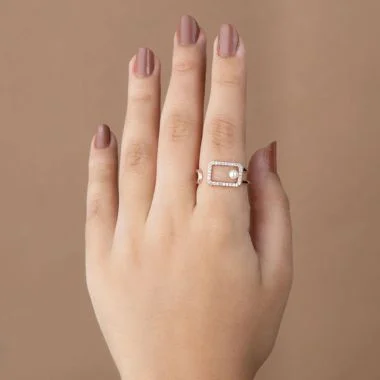 Rose Gold Adjustable Ring